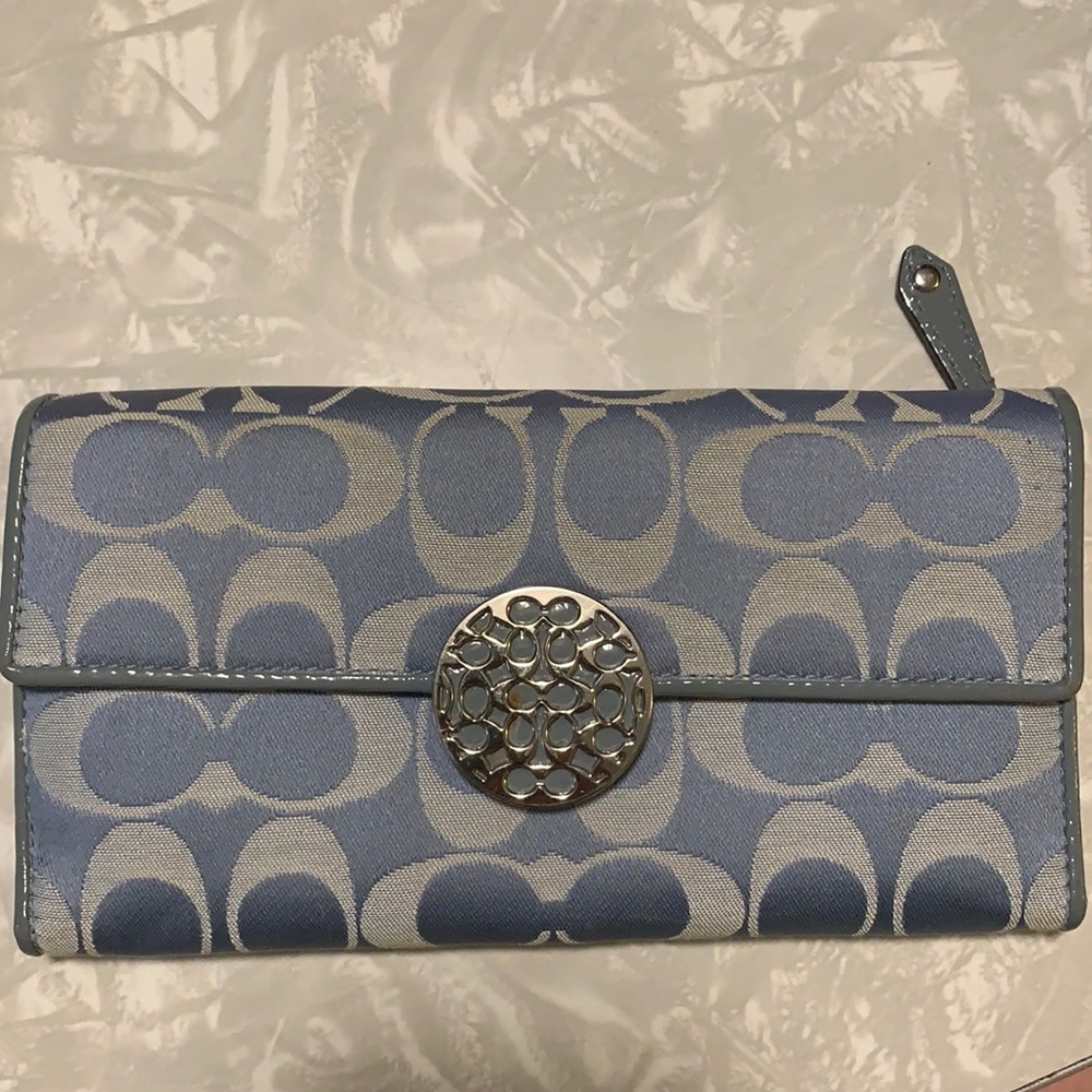 Coach Blue Wallet